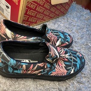 Tropical Slip On Vans